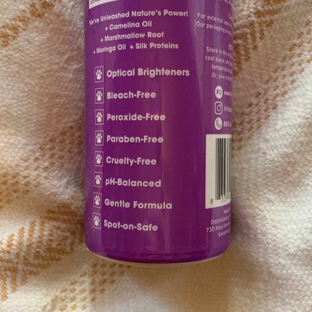 Friday’s Dog Mega Brilliance Whitening Shampoo 12 fl oz